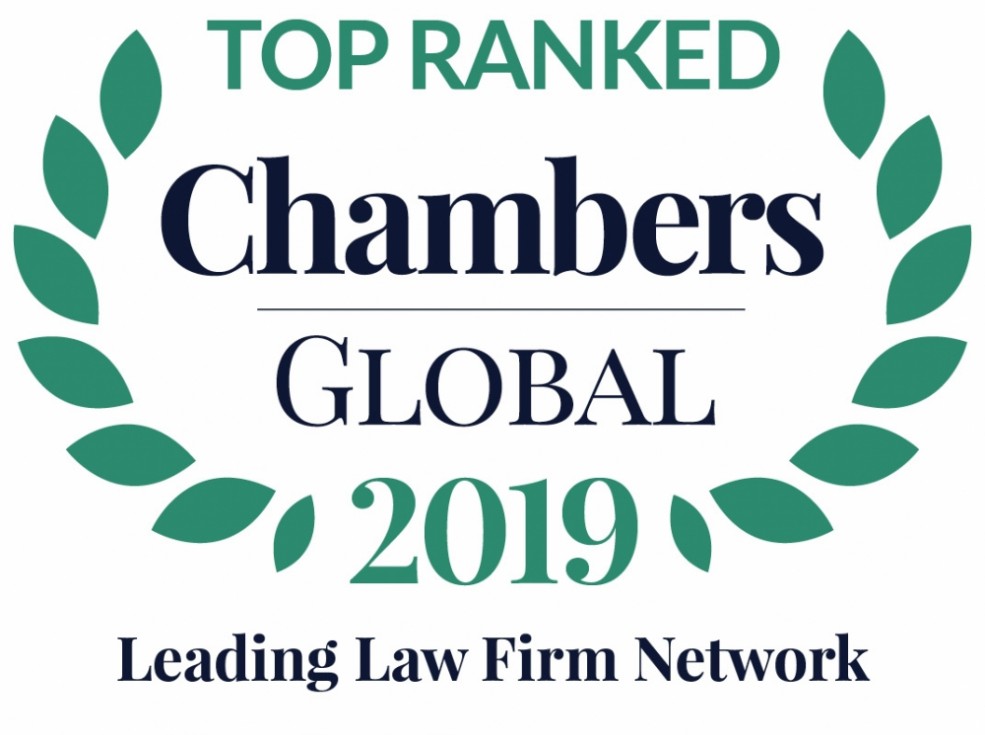 TOP RANKED Chambers Global 2019